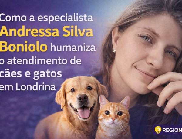 Como a especialista Andressa Silva Boniolo humaniza o atendimento de cães e gatos em Londrina